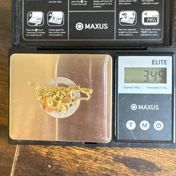 Gold & Silver Tone Butterfly Chain Necklace Spring Ring Clasp Size 15" Length - Picture 10 of 11